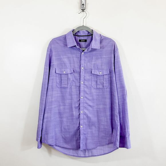 Alfani Other - Men's Alfani Large Casual Button Down Untucked Fit Shirt